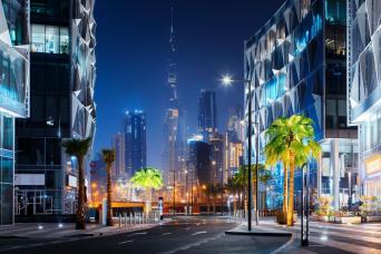 From Dubai Shared Tour: Twilight Trails: Discover Dubai at Night