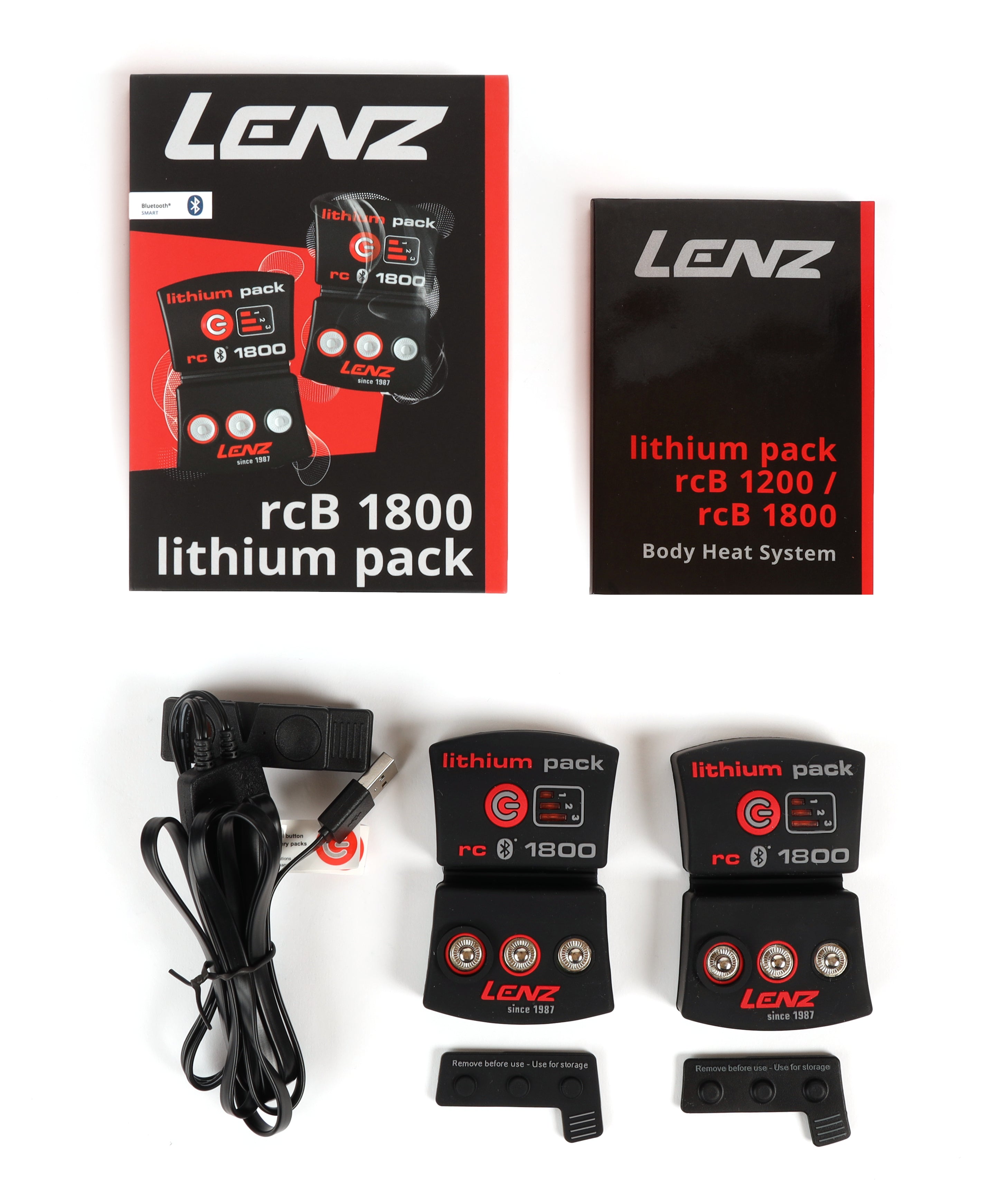 Lenz Lithium Pack RCB 1800 EU / US バッテリー 黒
